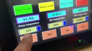 Arduino connected  to DELTA DOP-B HMI as Slave Module via Modbus Part-2