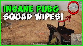 BEST PUBG Squad Wipe Compilation! PUBG Console ( Xbox One And PS4 )