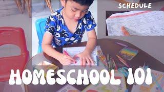 Homeschool with us! Unboxing and our schedule by Mommy Ruth