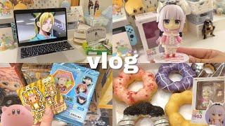 vlog  first nendoroid unboxing, anime merch at kinokuniya, buyee haul, japanese food