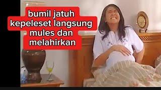 Review film: bumil jatuh kepeleset langsung mules dan melahirkan