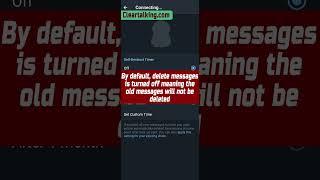 How you can Automatically Delete Old Messages on Telegram? #android #telegram #trending #viral