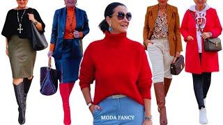 AUTUMN WINTER CLOTHING OUTFITS FOR WOMEN AGED 50, 60, 70 AND OVER!