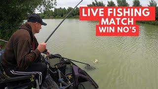 Live Fishing Match Win No5 Topcroft Lakes  #matchfishinguk