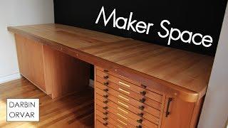 Making a Workbench Desk for the Makerspace from Rough Lumber