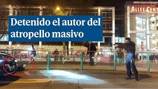 Momento de la detención del autor del atentado en Alemania: un médico saudí de 50 años