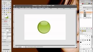 How to make a simple glass orb in the Gimp