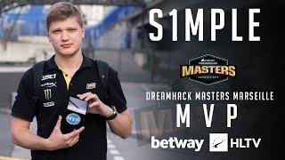 s1mple - HLTV MVP by Betway of DH Masters Marseille 2018