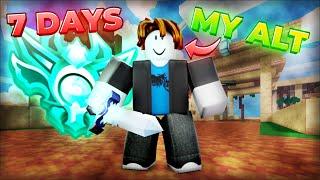 Can I Get PLATINUM On My ALT Before SEASON 12?  (Roblox Bedwars)