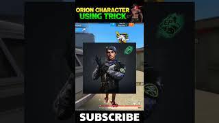 ORION CHARACTER USING TIPS AND TRICKS  || Telugu free fire tips #freefire #shorts