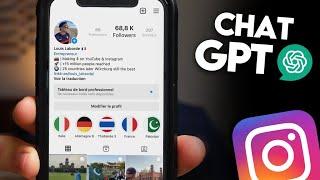 Gagner des abonnés Instagram avec Chat GPT 