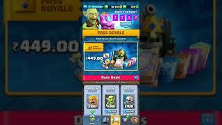 my yesterday reward and golden chest in clash royal/KD youtuber