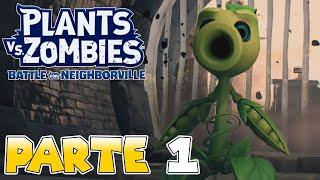 PRIMERA HORA DE JUEGO | PARTE #1 | PLANTS VS ZOMBIES: BATTLE FOR NEIGHBORVILLE (SWITCH)