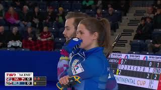 2018 WFG Continental Cup of Curling  - Mixed Doubles - Hasselborg/Eriksson vs. Weagle/Gushue