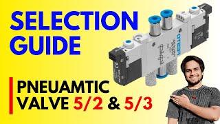 How to Select Pneumatic Solenoid valve | 5/2 Double acting Solenoid valve animation