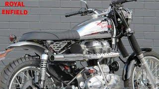 Modification of RE 350 Classic in Indian Scrambler | Royal Enfield Latest Modification