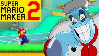 Mario Maker 2 - How to make a Chef Saltbaker Boss Fight (Cuphead Final Boss + Ending) (Cuphead DLC)