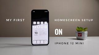 iOS Homescreen Setup | iPhone 12 Mini !