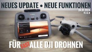 DJI Update - neue Funktionen für fast alle DJI Drohnen Deutsch FlyApp 1.12.8
