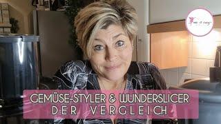 Wunderslicer & Gemüsestyler  - MEIN Vergleich / Thermomix® / mix it easy by Steffi®