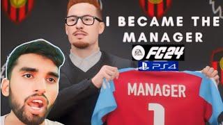 I Became the Manager in EA FC 24 PS4