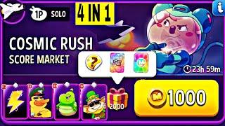 cosmic rush score market blow em up | 4 in 1 | match masters | very easy challenge