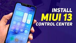 Install MIUI 13 Control Center | MIUI 13 New Control Center 3.0 | MIUI 13 Control Center Download