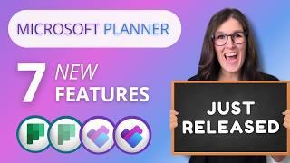 JUST RELEASED - 7 NEW Features Microsoft Planner 2024