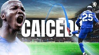 ALL ANGLES | Moisés Caicedo scores a halfway line STUNNER | Chelsea vs Bournemouth | PL 23/24