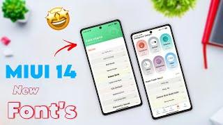 MIUI 14 New Fonts - Ultimately Looking / With Styles 