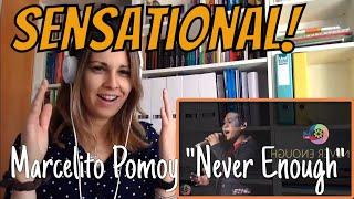 Marcelito Pomoy "Never Enough" (Reaction Video)