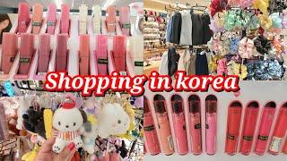 shopping in korea  vlog, OLIVE YOUNG new makeup and skincare  korean accessories store