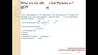 SAP HCM Introduction