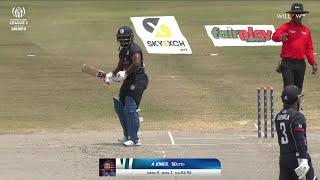 Aaron Jones 87 runs vs United Arab Emirates, | 6th Match - United Arab Emirates vs United States