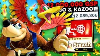 This is what a 12,000,000 GSP Banjo & Kazooie looks like in Elite Smash