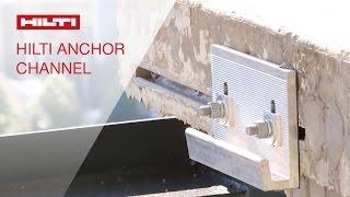 COMPARISON of the Hilti cast-in anchor channel vs. competitive solutions