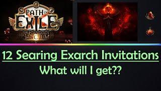 12 Searing Exarch invitations, what do you think I will get??