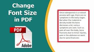 How to change font size in a pdf text box using adobe acrobat pro dc