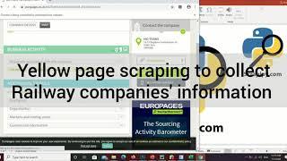 Yellow pages and Business directory scraping using python