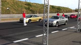 Skyline r34 Gtr vs mazda mx6