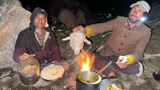 Survival Cooking: MUTTON And NOODLES With Himalayan Shepherds!