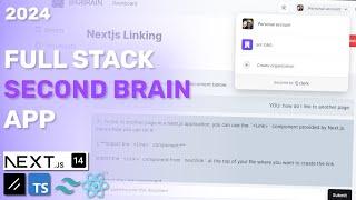 Build a Second Brain App including AI Vector Search (Next.js, Shadcn, Typescript, Convex, Clerk)