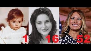 Melania Trump from 0 to 53 years old