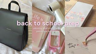 preparing for back to school  unboxing, what’s in my uni bag, pencil case tour & more