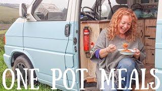 One Pot Meals : Meatball Pasta : Easy Campervan Food & RV Cooking Ideas