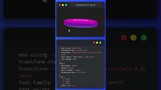  3D Round Button Using HTML and CSS