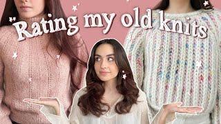 Rating My Old Handmade Knits | Woozy By Céline