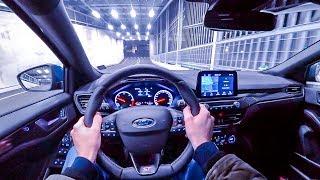 2019 Ford Focus Turnier ST 2.0 EcoBlue 190HP - NIGHT POV DRIVE Onboard (60FPS)