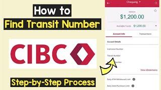 Find Transit Number CIBC | CIBC MICR Number | CIBC Direct Deposit Information | CIBC Transit code