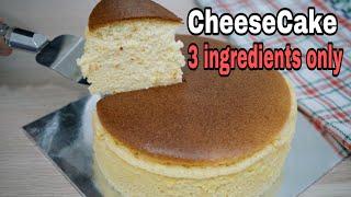 Cheese Kek Hanya 3 Bahan Sangat Mudah | Cheesecake | MyDapur Panas